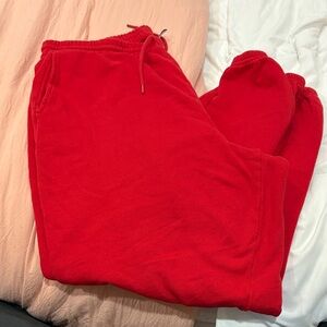 Old Navy Vibrant Red Women's Sweatpants